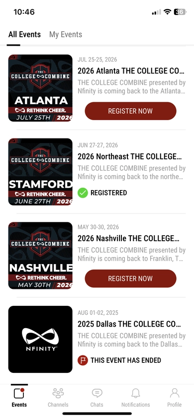 Explore Events